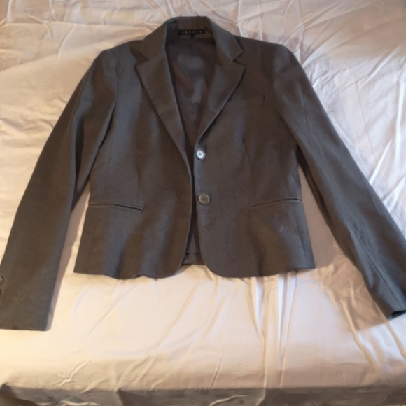 Grey wool blazer - Picture 1 of 8